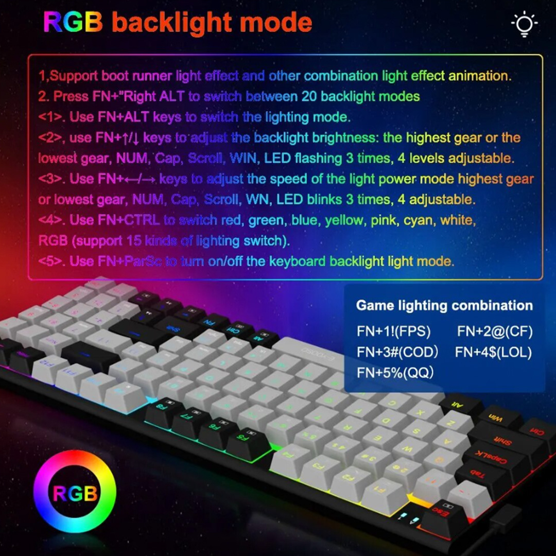 teclado rgb