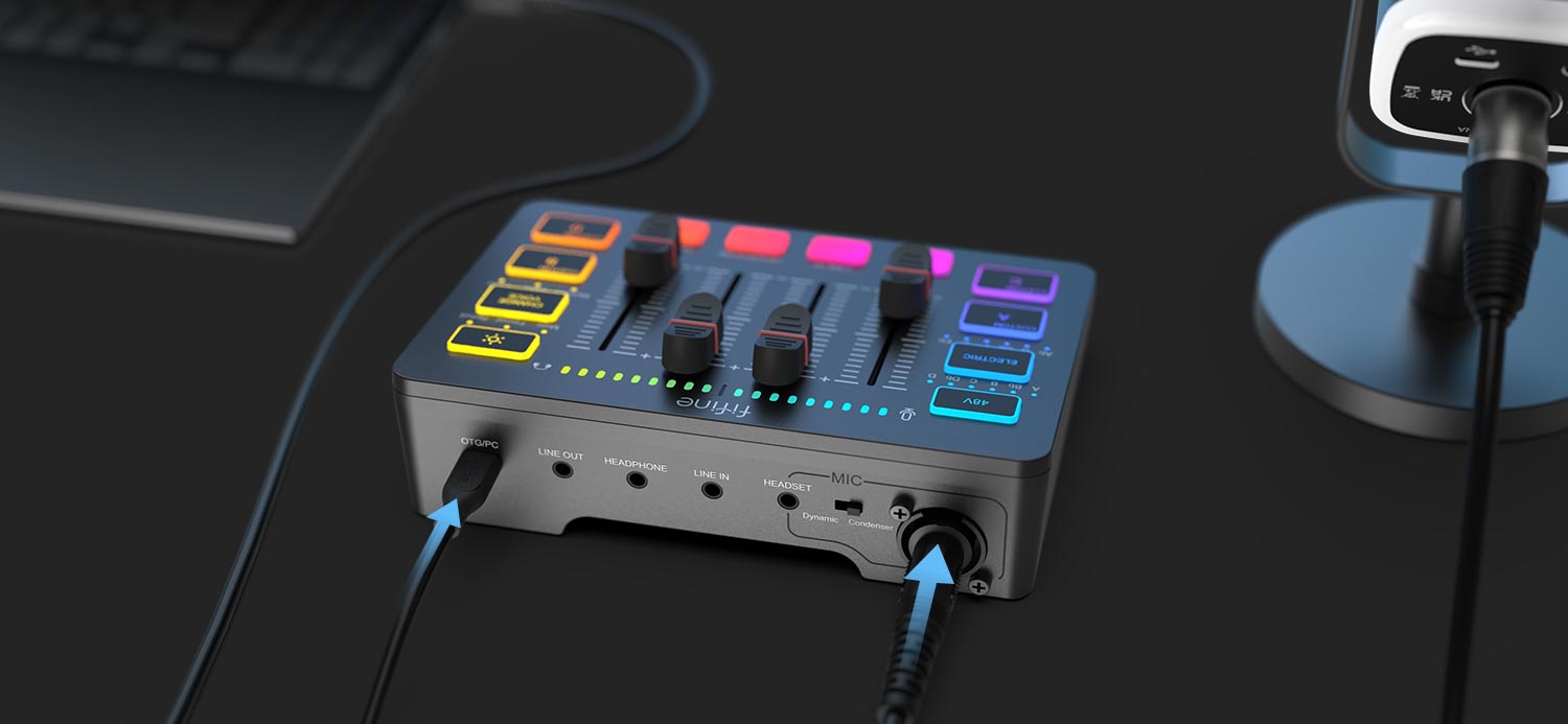 mixer microfono